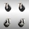 Service Caster 4 Inch 316SS Soft Rubber Wheel Swivel Top Plate Caster Brakes SCC, 2PK SCC-SS31620S414-SRS-2-TLB-2 - alternate 1